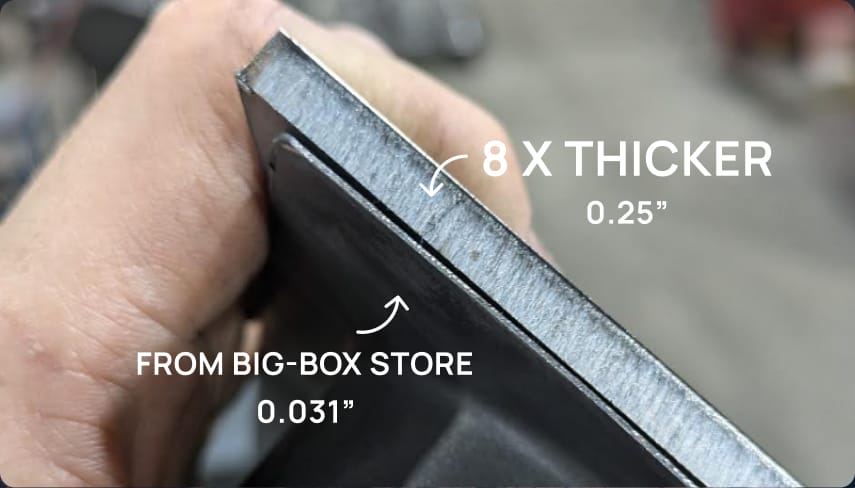 Iron Embers fire pit close-up