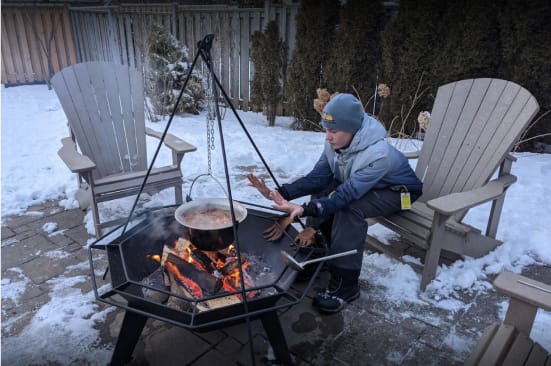 Iron Embers fire pit project