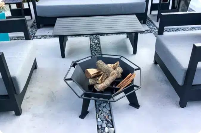 Iron Embers fire pit project