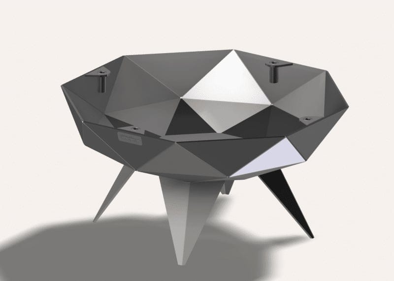Extra Tall Polygon Fire Bowl