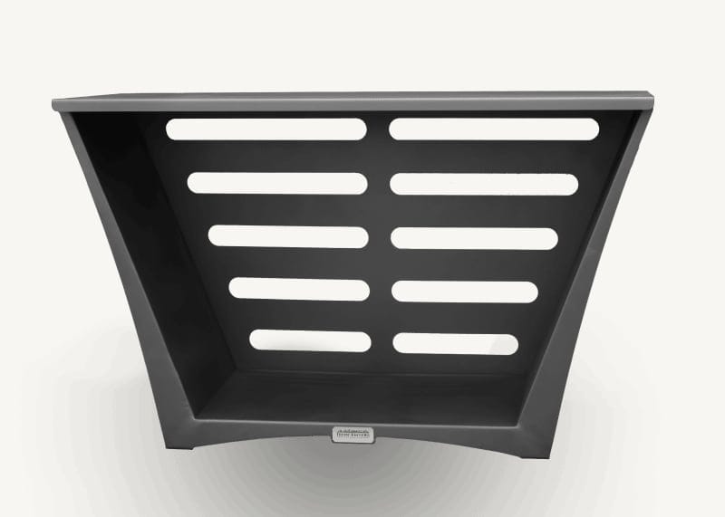 Log Holder with Roof and Air Slots