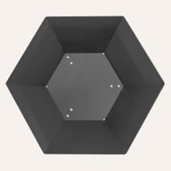 Nouvelle forme hexagonale.