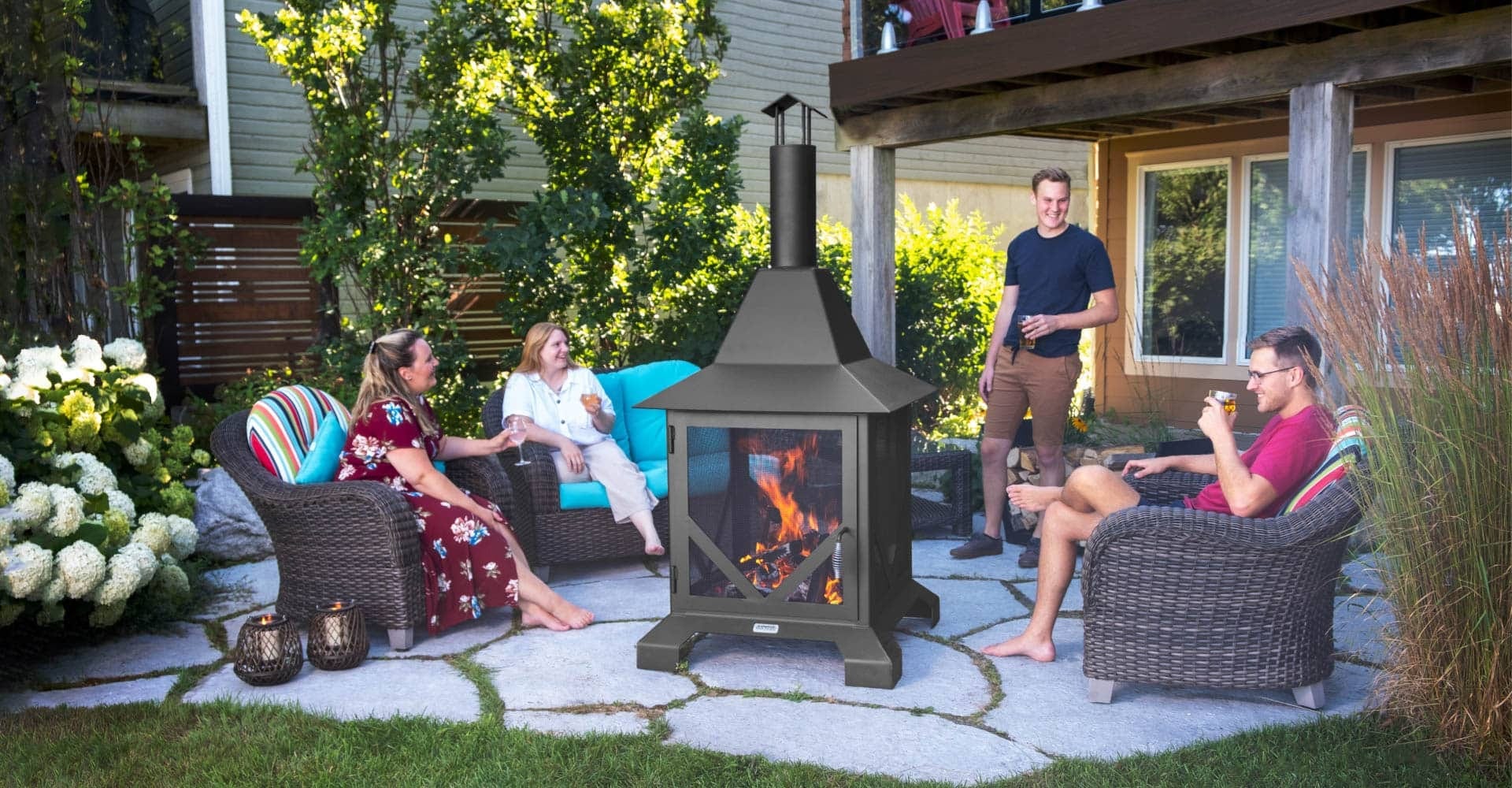 2020 Chiminea Fireplace launched