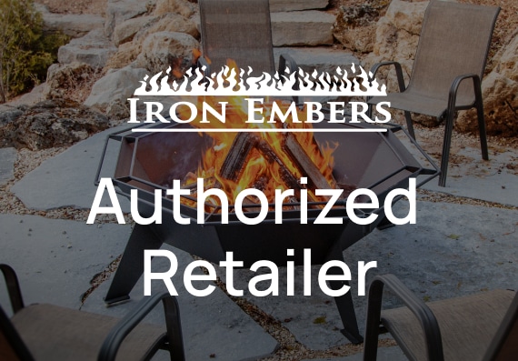 Authorized Iron Embers retailer badge
