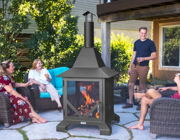 Chiminea Fire Pit | Iron Embers
